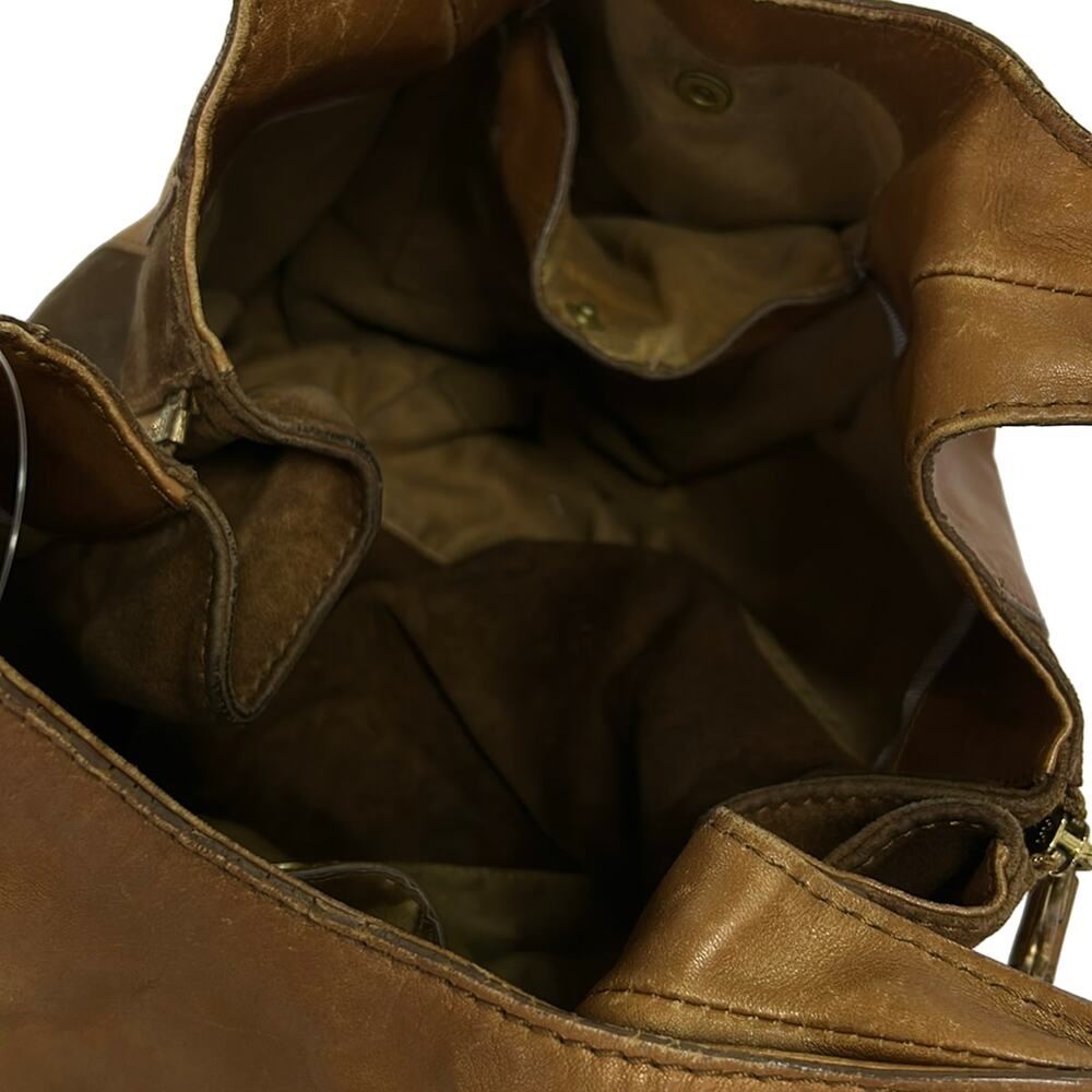 Jimmy Choo Tote Bag Light Brown Leather Suede - Picture 7 of 16